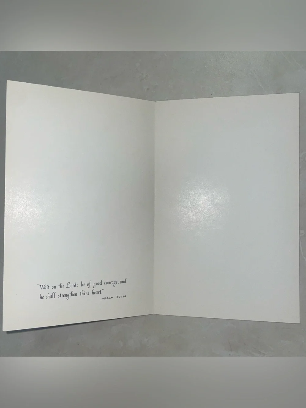 Vintage Floral Greeting Card with White Envelope